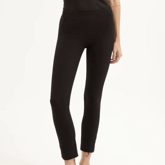 Veronica Beard Back Zip Scuba Pants Ankle Length Black Size 6 - Picture 12 of 13